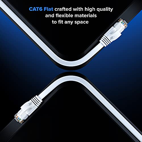 Cable Ethernet Cat6 Maximm 6 unidades 6.1m Blanco plano miniatura 4