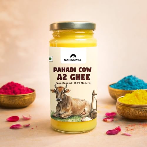 Image of Namakwali Holi Celebration Gift Combo ( 8 products ) - A2 Pahadi Ghee, Thandai Masala, Organic Gulal, Pahadi Chutney Powder, Peri Peri & Hing jeera seasoning, Magic Masala & Ragi Chips | Festive Gift Hamper