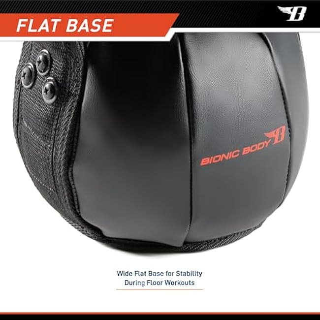 BIONIC BODY by Marcy Soft Kettlebell with Handle for Weightlifting, Conditioning, Strength and core Training