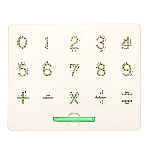 Cretee 0 to 9 Number Magnet Board for Kids Educational Toy Magnetic Balls Tablet