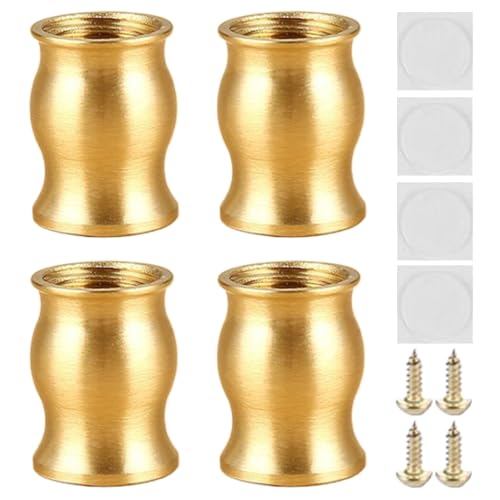 Generico Patas de repuesto para muebles | Patas ajustables para sofás – Almohadillas protectoras antideslizantes modernas para nivelación en moquetas, azulejos, terraza e interiores