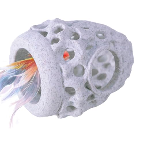 Cueva de acuario - Decoraciones de acuario | Accesorios para peceras | Cueva Betta | Piedra de roca porosa para camarones, cíclidos y peces pequeños - Casa de cría de cerámica para escalar, esconderse
