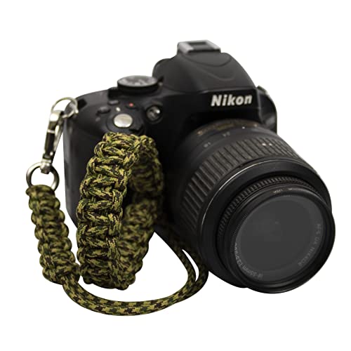 Image of Paracord Wrist | Camera Strap for Robust Hand Grip To Hold All DSLR Camera | Heavy gear | Binocular -Alloy camera strap