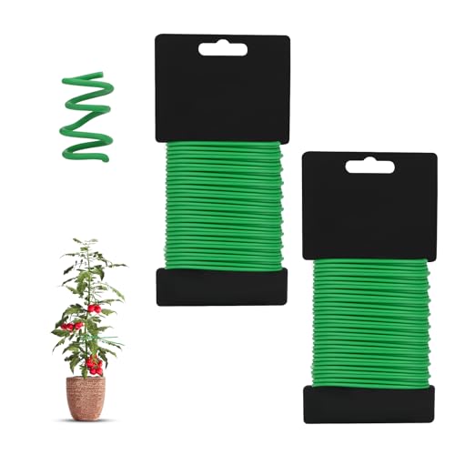 Gartendraht, 3,0mm X 20 m Pflanzendraht Weich, Bindedraht Ummantelt,...