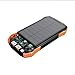 BoxWave Charger Compatible with Neewer Z2-N - Solar Wireless Rejuva PD Power Pack (16000mAh), Solar Powered Backup Power Bank - Jet Black