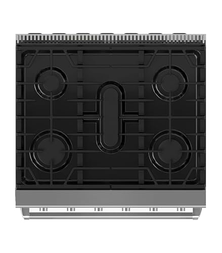 Image of SIMOE 30 Inches Gas Range Stove with 5 Sealed Burners, 4.55 Cu.Ft. Capacity Convection Gas Oven with 6 Cook Functions, Slide-In Range in Stainless Steel, Heavy Duty Cast Iron Grates