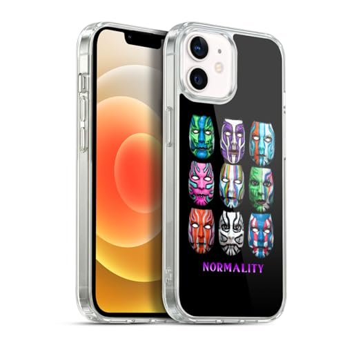 Head Case Designs Officially Licensed WWE Abstractivate Jeff Hardy Graphics Gel Case [Military Grade Protection] Compatible with Apple iPhone 12 / iPhone 12 Pro and Compatible with MagSafe