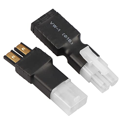 Acekeeps Rc Battery Charger Adapter Compatible With Trx Connector To Tamiya Male Female, Charging Or Converting Battery Plugs (4-Pack) #TOP3