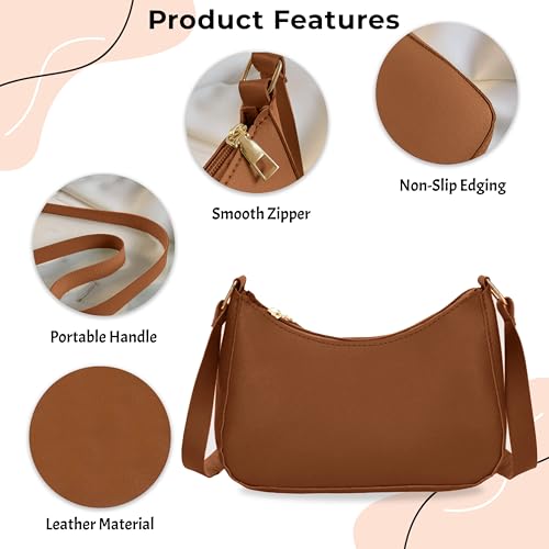 Image of Kraptick Hand Bag - Stylish Small Shoulder Bag for Women, Mini Shoulder Purse, Casual Lightweight Sling Bag for Women, Crossbody Bag for Ladies, Women's Travel Handbag