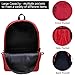 JR rutien Backpack Laptop Outdoor Sport Travel Hiking Waterproof Backpack 17 Inch (Red)
