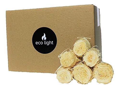 Allume-feu en bois naturel sans odeur respectueux de l'environnement, longue durée de combustion,1 kg, environ 80-100 pièces Cover