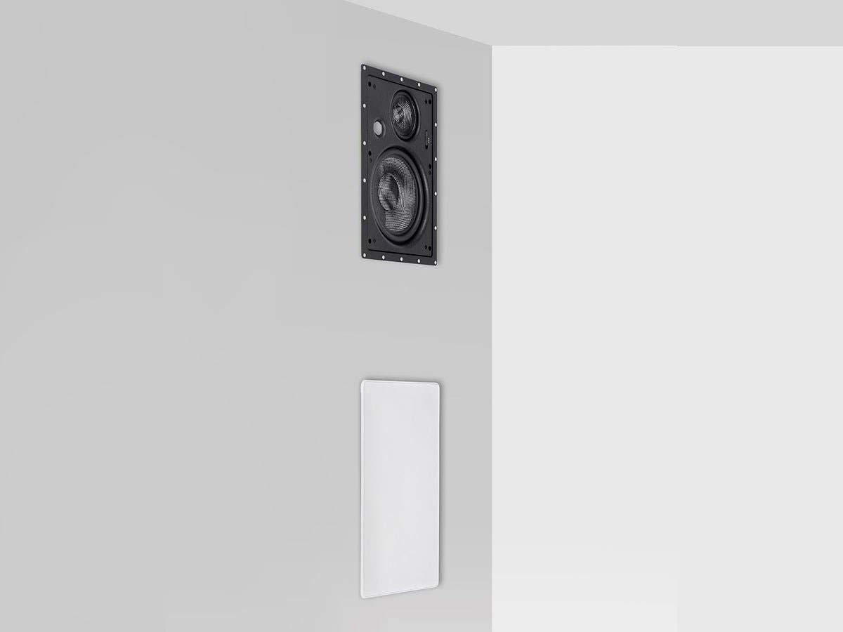 Amazon.com: Monoprice 3-Way Carbon Fiber In Wall Speakers - 8-Inch