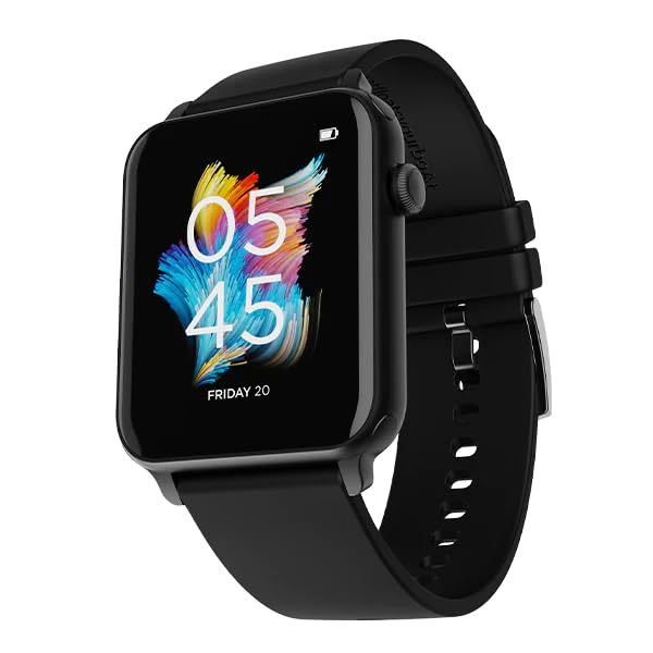 (Refurbished) boAt Storm Call Smart Watch(Pitch Black)