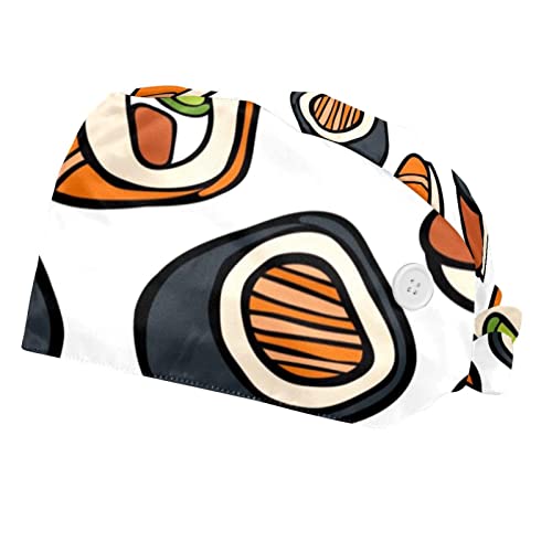 Chapeaux bouffants 2PCS JDEZ ajustables pour stopper la sueur et maintenir l'hygiène au travail