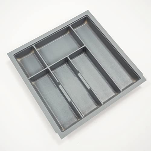 Grey Cutlery Tray for 500mm Blum Metabox Drawer | 429mm L x 431mm W | Storage | Organisation - Image 4