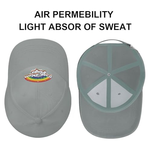 Free Mom Hugs Hats for Men Unstructured Wide-Brim Cool Hats for Teenage Boys Baseball Caps for Running Men3