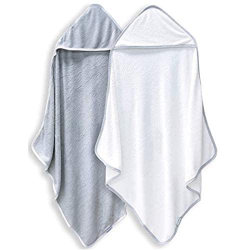 2 Pack Baby Bath Towel - Rayon Made from Bamboo,