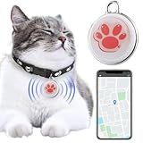 HIMS Rastreador GPS para gatos y gatos, collar líder en el mercado, rastreador de ubicación GPS para mascotas, no requiere carga, sin tarifa mensual, impermeable, funciona con cualquier collar