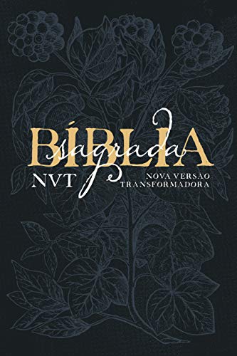 Bíblia nvt letra grande – éden azul: capa soft touch