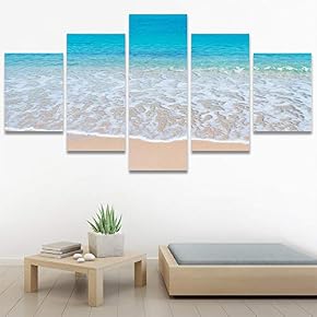 SIGNWIN 5 Panel Canvas Wall Art Modern Art...