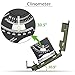 Proster IP65 Compass Hiking Survival - Lensatic Sighting Compass for Camping Navigation, Compass with Clinometer & Carry Bag for Camping Hunting Hiking Geology Activities