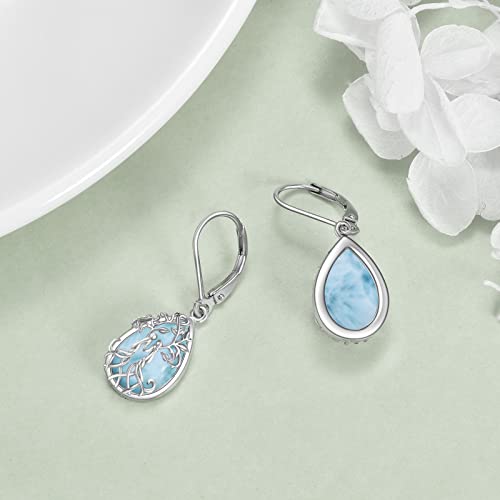 Image of YFN Sister Earrings Gifts from Sister, Sterling Silver Crystal Sister Earrings Jewelry, Birthday Jewelry Gift for Sisters
