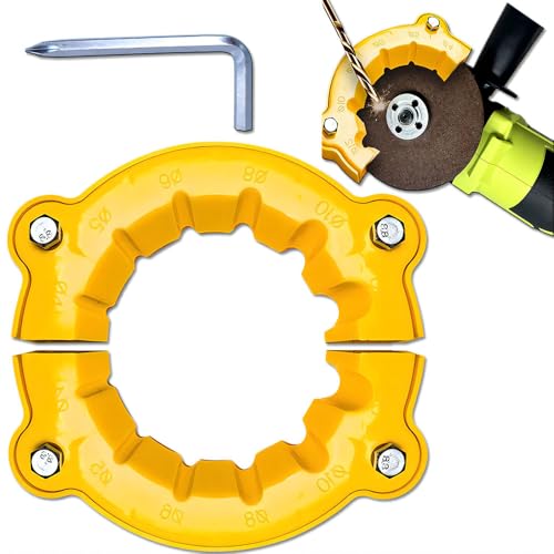 2PCS 2025 New Drill Bit Sharpener, Drill Bit Grinding Attachment, Precision Drill Bit Sharpening Guide Tool, Old Drill Bit Grinder, Giant Blade Angle Grinder for Multi-specification Drill Bit Grinding