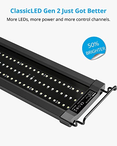 image for NICREW ClassicLED Gen 2 Aquarium Light, Dimmable LED Fish Tank Light w