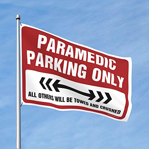 Drapeau athlète ambulancier pour délimiter un parking facilement