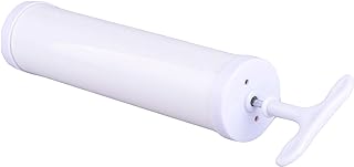 Mallofusa Hand Plastic Compressed Vacuum Space Manual Air Deflation Pump for Vacuum Seal Storage Bags White 9.3 x 1.5 Inch