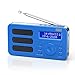 Produktbild August MB225 - Tragbares Radio mit DAB+ / DAB/FM RDS-Funktion 40 Presets digitaler Radiowecker Stereo/Mono Digitalradio mit Sleeptimer Doppelalarm Snooze und wiederaufladbare Batterie Audioanschluss