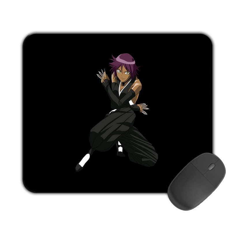 Image of Printed Designer Mouse Pad Black Shihoin (200MM X 240 X 3MM) Enhance Gaming and Work Performance Comfortable and Precise Non-Slip Water Proof Bleach Mouse Pad.