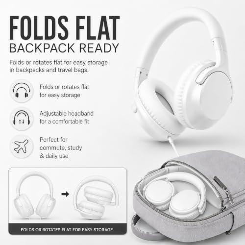 MIDOLA Wired Headphones with Cord Mic,Tangle-Free,Decent Sound-Acceptable by MIDOLA - Used condition - Image 8