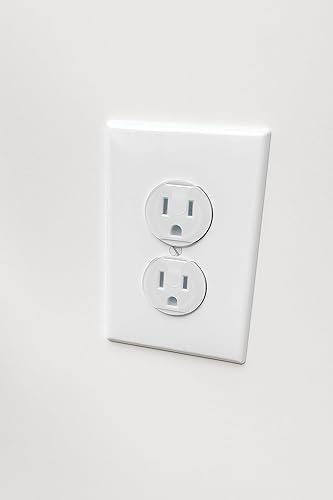 Miniatura 6 de Kit de 36 piezas a prueba de bebés  Cerraduras magnéticas para gabinetes, protectores de esquinas transparentes, cubiertas de tomacorrientes,