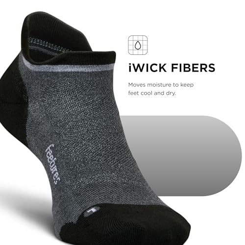 Image of Feetures Elite Golf Max Cushion Tab Ankle Socks - Sport Sock with Targeted Compression