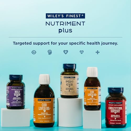 Wiley's Finest Omega-3 with Vitamin K2 and D3