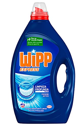 Wipp Express Detergente Líquido Azul - 40 Lavados (2L)