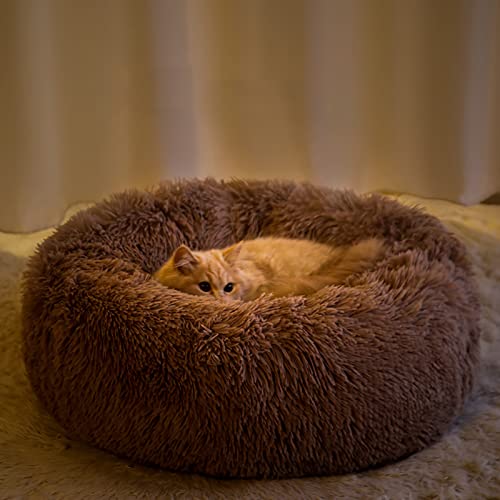 Panier pour chat coussin lit apaisant chien peluche grand modèle