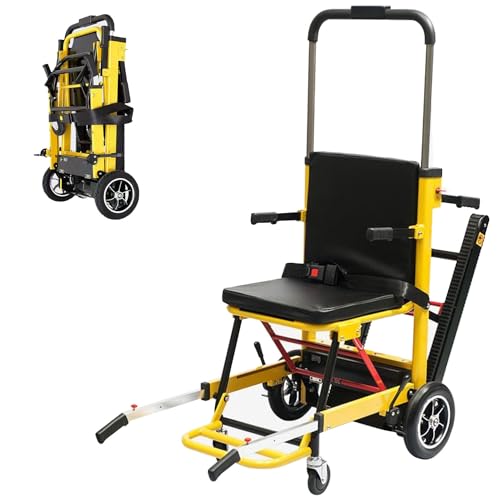 LangTu 多機能階段昇降機 折り畳み 電動車椅子 介護車椅子 高齢者障害者用補助自走車椅子 調節可能電動車イス, 多機能快適な背もたれ車いす 日本語の説明書付き