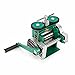 SAHUANIYE Commercial 85mm Manual Jewelry Press,Rolling Mill Sheet Metal Drawing Machine, Hand Gold and Silver Jewelry Press, Combined Rolling Machine Jewelry Tools/Equipment (Green)