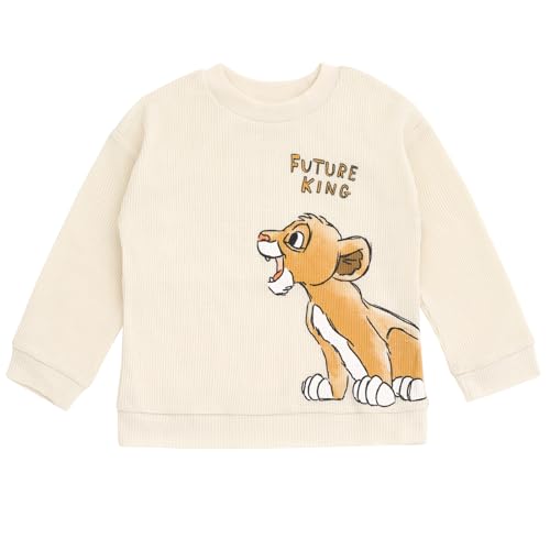 Image of Disney Boys' Loungewear Waffle Knit Sweatshirt and Pants Set for Baby & Kids