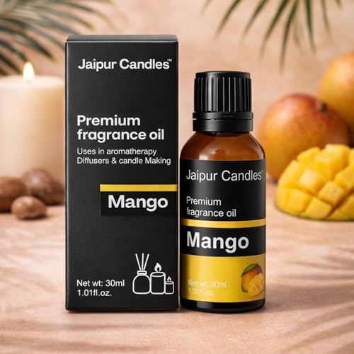 Image of Fragrance Oil | 30 ml | Aroma Oil for Home Fragrance | Best for Aromatherapy | Use in Diffusers, Candles, Air Fresheners (30ML, Mango)