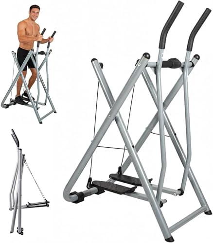 Máquina elíptica para gimnasio en casa, ejercicio de entrenamiento corporal total de bajo impacto con capacidad de 300 libras