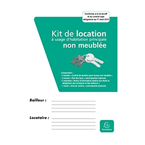 Dossier location commerciale Exacompta 47E et kit bail non meublé 41E - 6