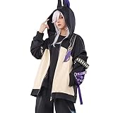 BIUTEY Game Genshincosplay Zip Hoodie Jacket Coat Tighnari Hoodie Men Anime 3D Printed Zipper Hoodies Coat（XXL,Tighnari hoodie）
