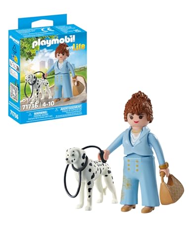 Femme D'affaire Avec Son Dalmatien Playmobil La Boite - vue 6