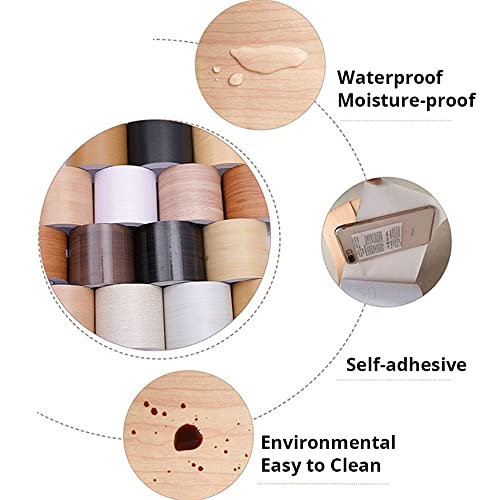 Decalques de vinil para sala de estar autoadesivos à prova d'água linha de cintura papel de parede