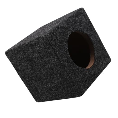 Alipis Square Wooden Speaker Enclosure for Truck Durable Car Audio Subwoofer Box with Elegant Design for Enhanced Sound Performance