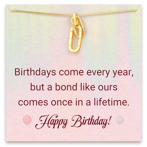 STORYJEWELLERY Birthday Gifts for Women, Sterling Silver Necklace, 40th 50th 60th 70th Womens Birthday Gifts for Mom Sister Daughter Friend and Coworker, Jewelry for Her