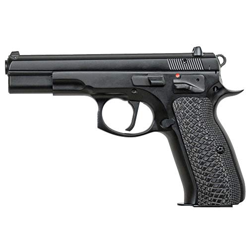 EXEL CZ 75 H6-2-5 Gun G10 Grips, Full Size, Grey/Black - Thumbnail 2